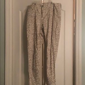 Cheetah print pant